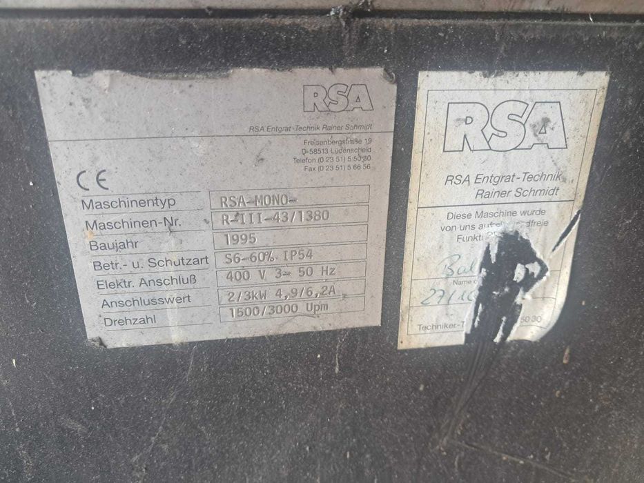 szlifierka szczotkowa RSA mono RASA szczotkarka