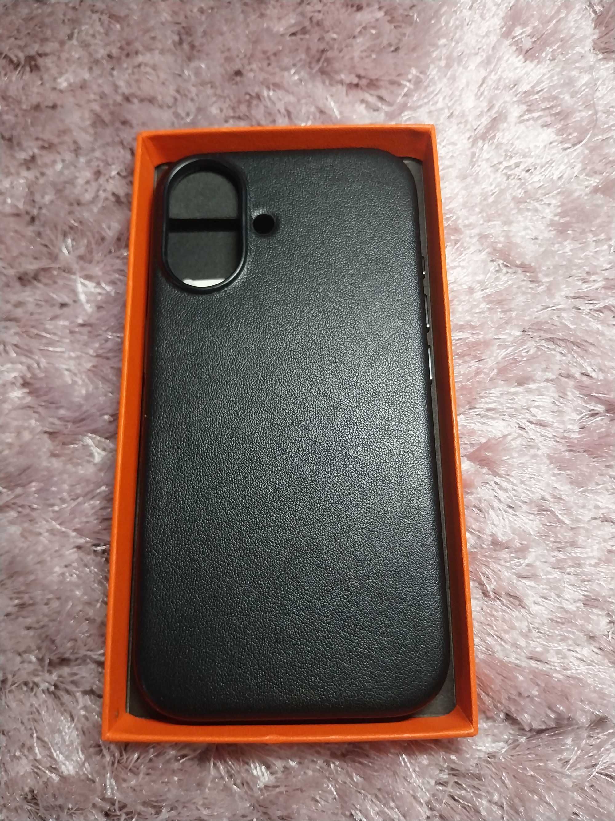 Etui skórzane plecki Iphone 16 6,1 cala