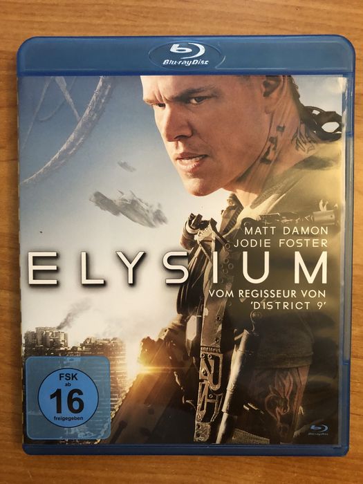 Film Blu-ray Elysium Matt Damom Jodie Foster wersja Angielska