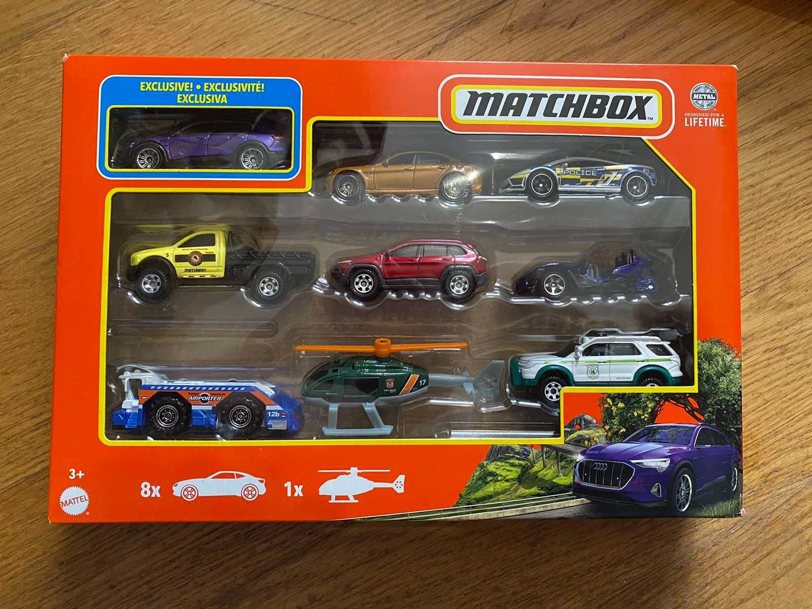 Машинки Матчбокс від Mattel 9 штук Matchbox Cars