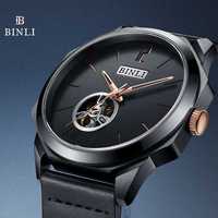 Стильные  новые мужские наручные часы люкс бренда "BINLI", Швейцария