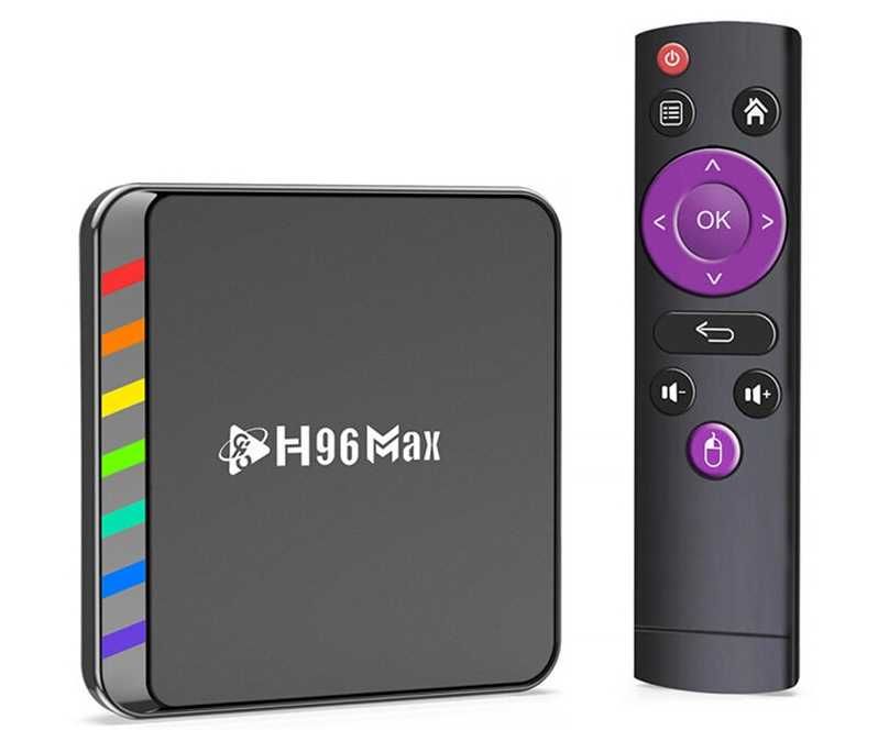 Smart Tv Box H96 Max 4/64GB Android 11 Kodi Netflix Wrocław