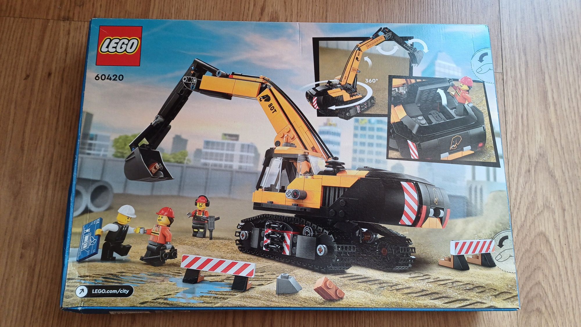 60420 Lego City Construction Excavator Koparka.