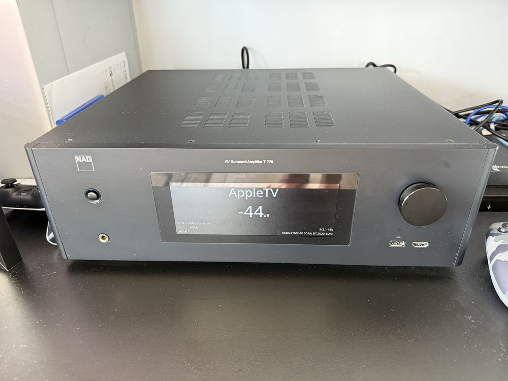Audiovector QR7 + QR C + QR Sub + NAD T778 kino domowe + Monitor Audio