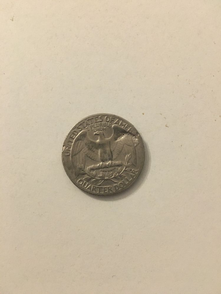 Монета США 1965 год перевертыш