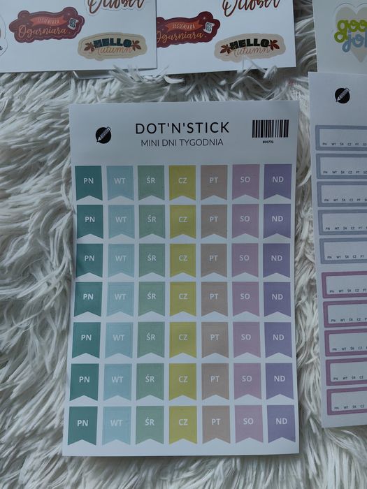 Naklejki do bullet journal
