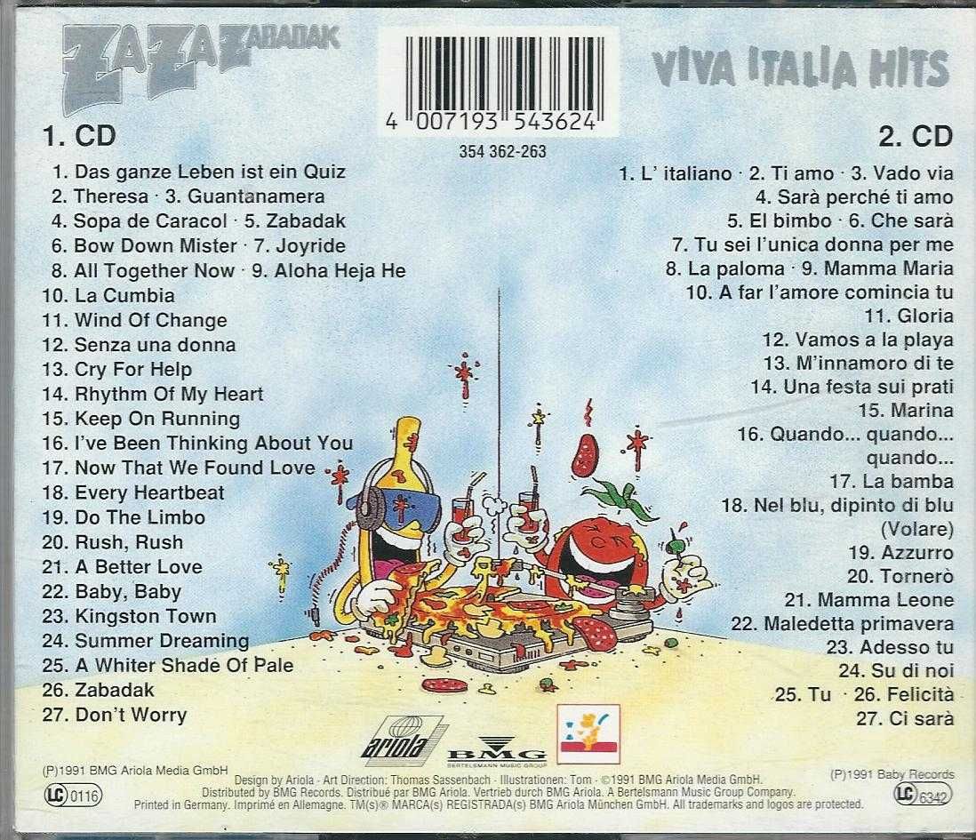 2 CD The Crazy Banana Gang - Za Za Zabadak (1991)