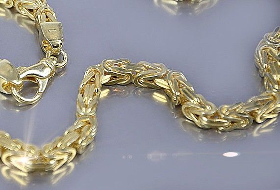 Złoty łańcuszek 14k 585 Królewski Bizantyjski pełny cc014y Gdańsk 77g