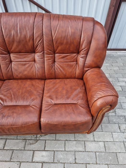 Шкіряний диван 3ка Шкіряні дивани Шкіряні меблі з Європи