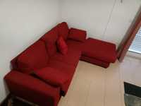 Vendo sofá 2 lugares+chaise long