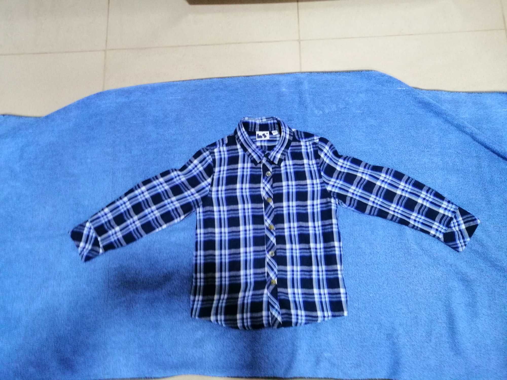 Camisa xadrez, BS, 24-36 meses