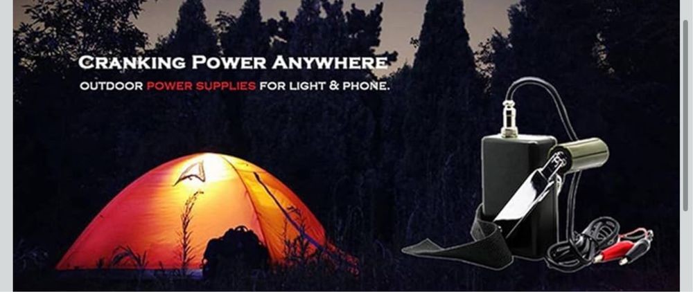 Generator prądu z korbą ręczną 30 W