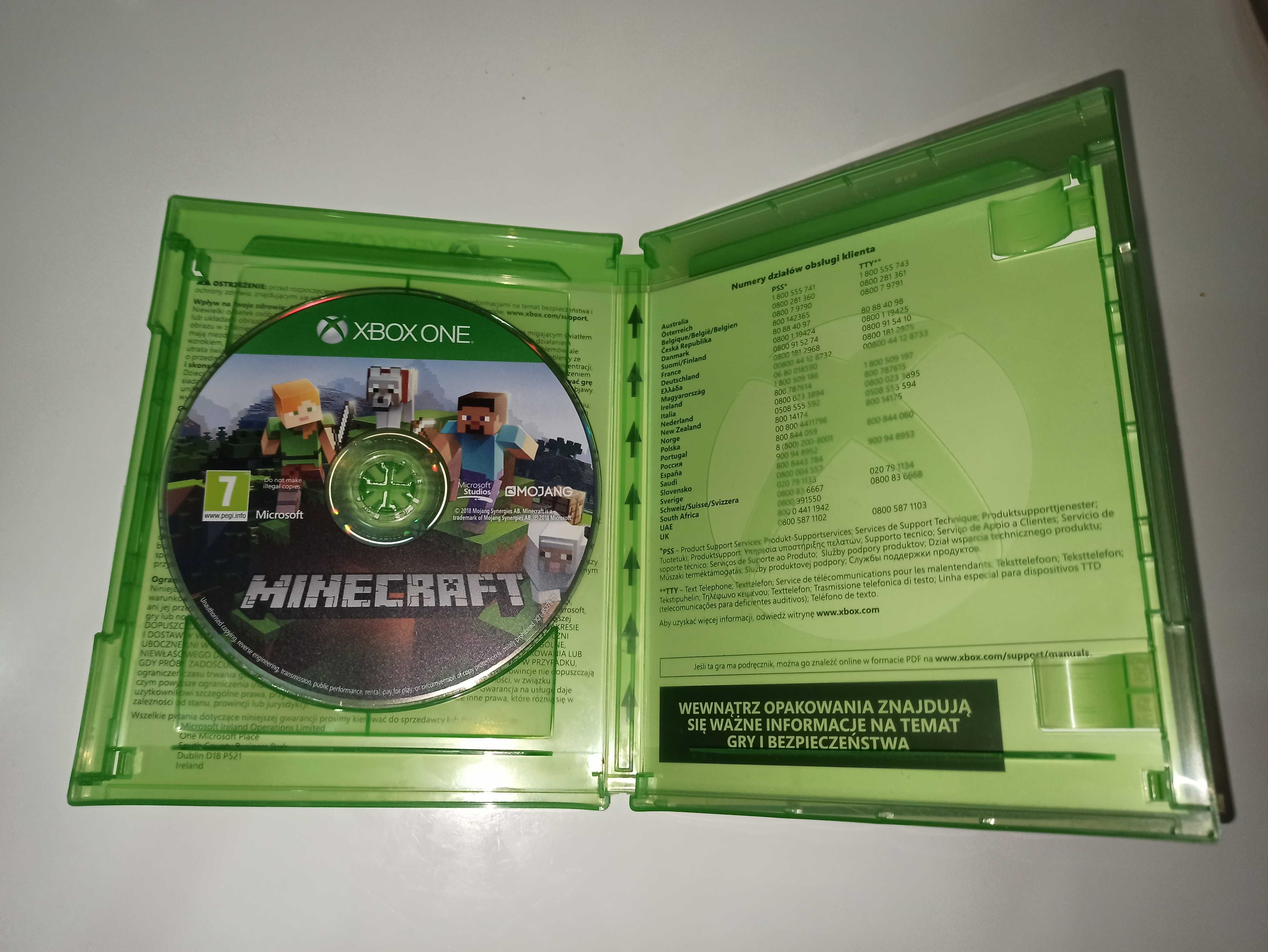 xbox one MINECRAFT PL po polsku, nowa wersja bedrock v3