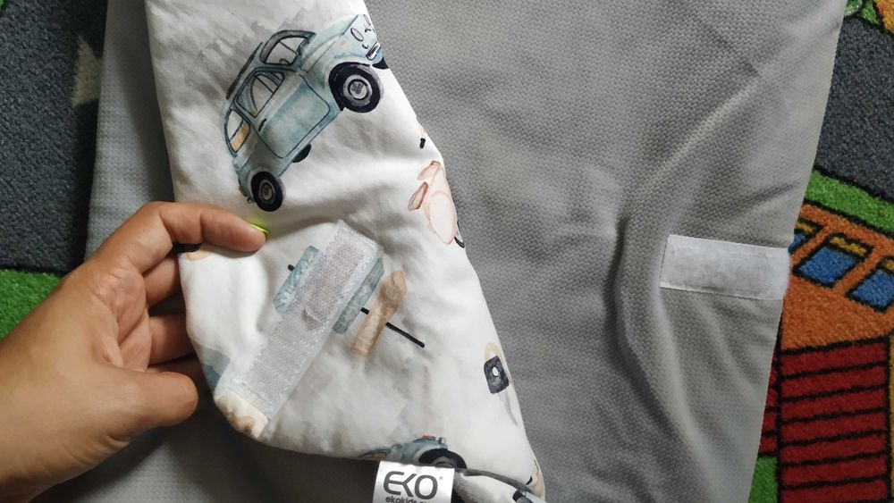 Rożek niemowlęcy dla chłopca do wózka