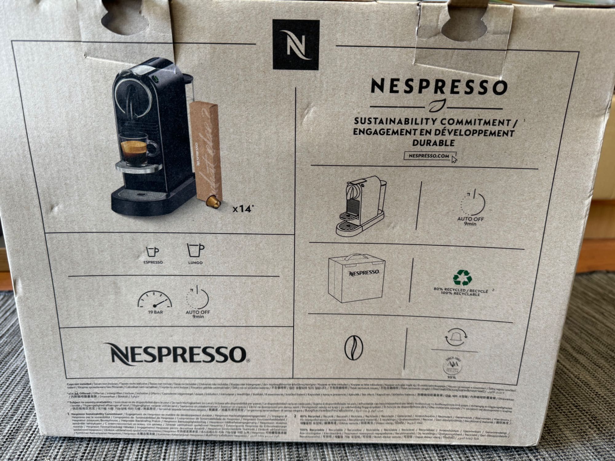 Máquina Nespresso CITIZ