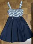 Vestido estilo marinheira Novo