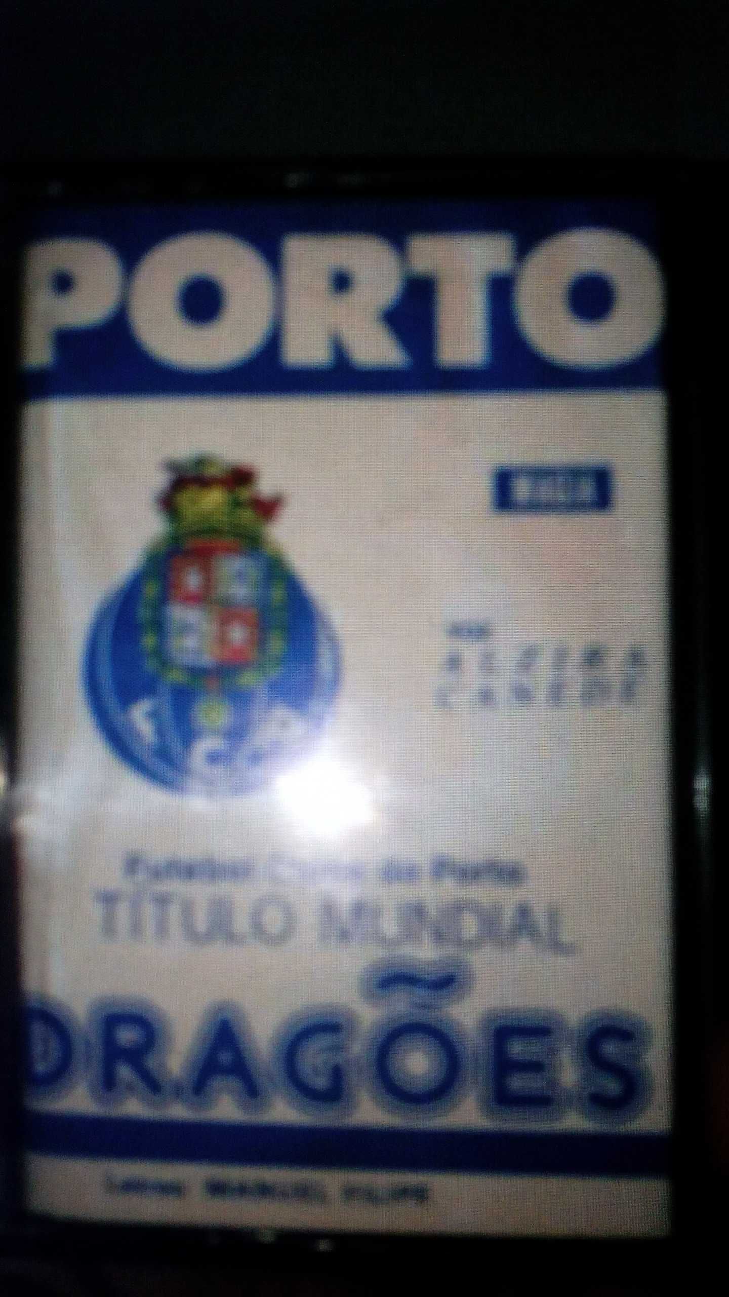 Rara cassete 35 anos Futebol Clube do Porto de 1987 O Ano Do Dragão