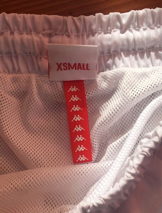 Шорти білі Kappa на лампасах