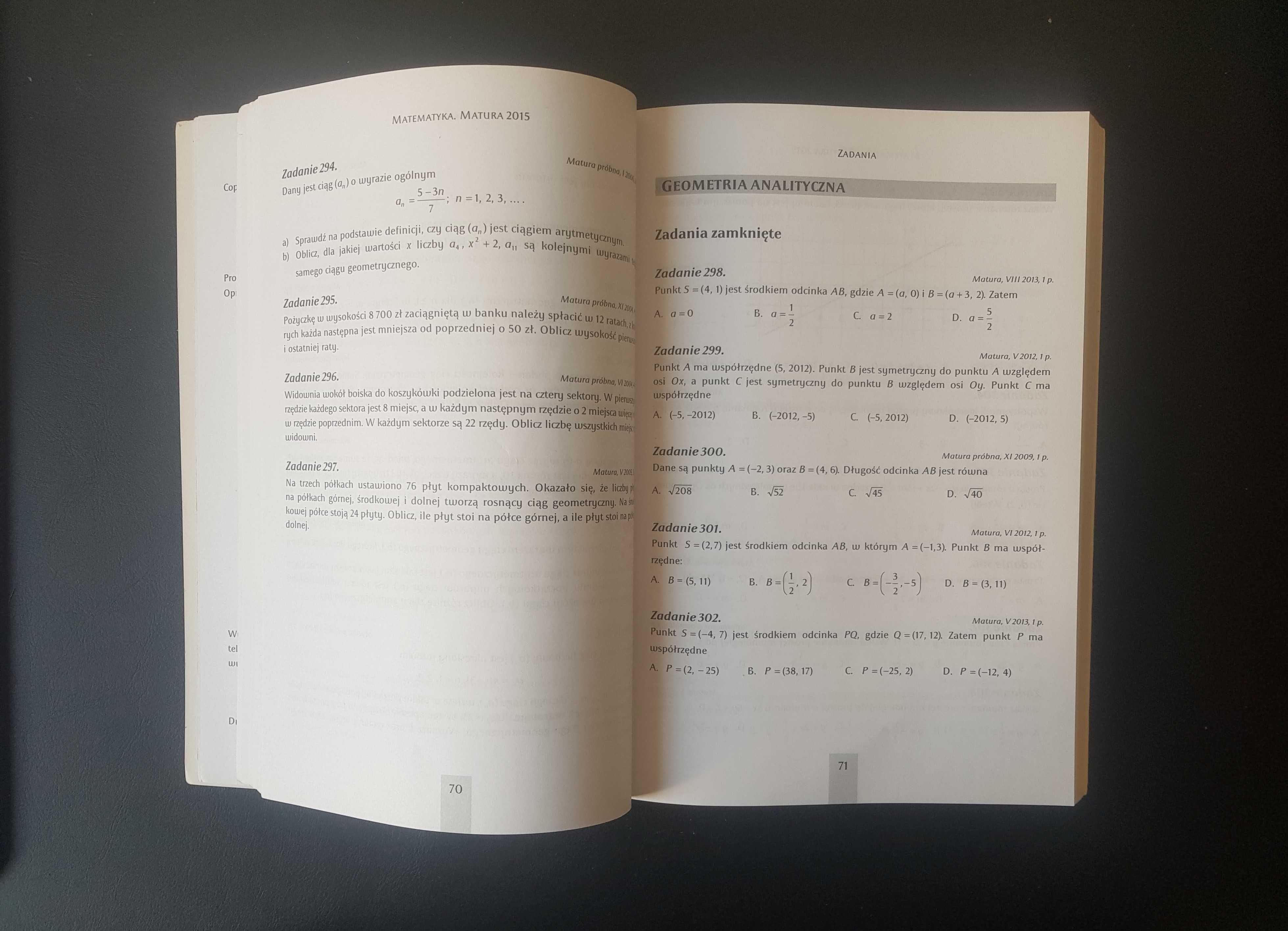 Matematyka Zbiór zadań maturalnych Wydawnictwo Szkolne Omega