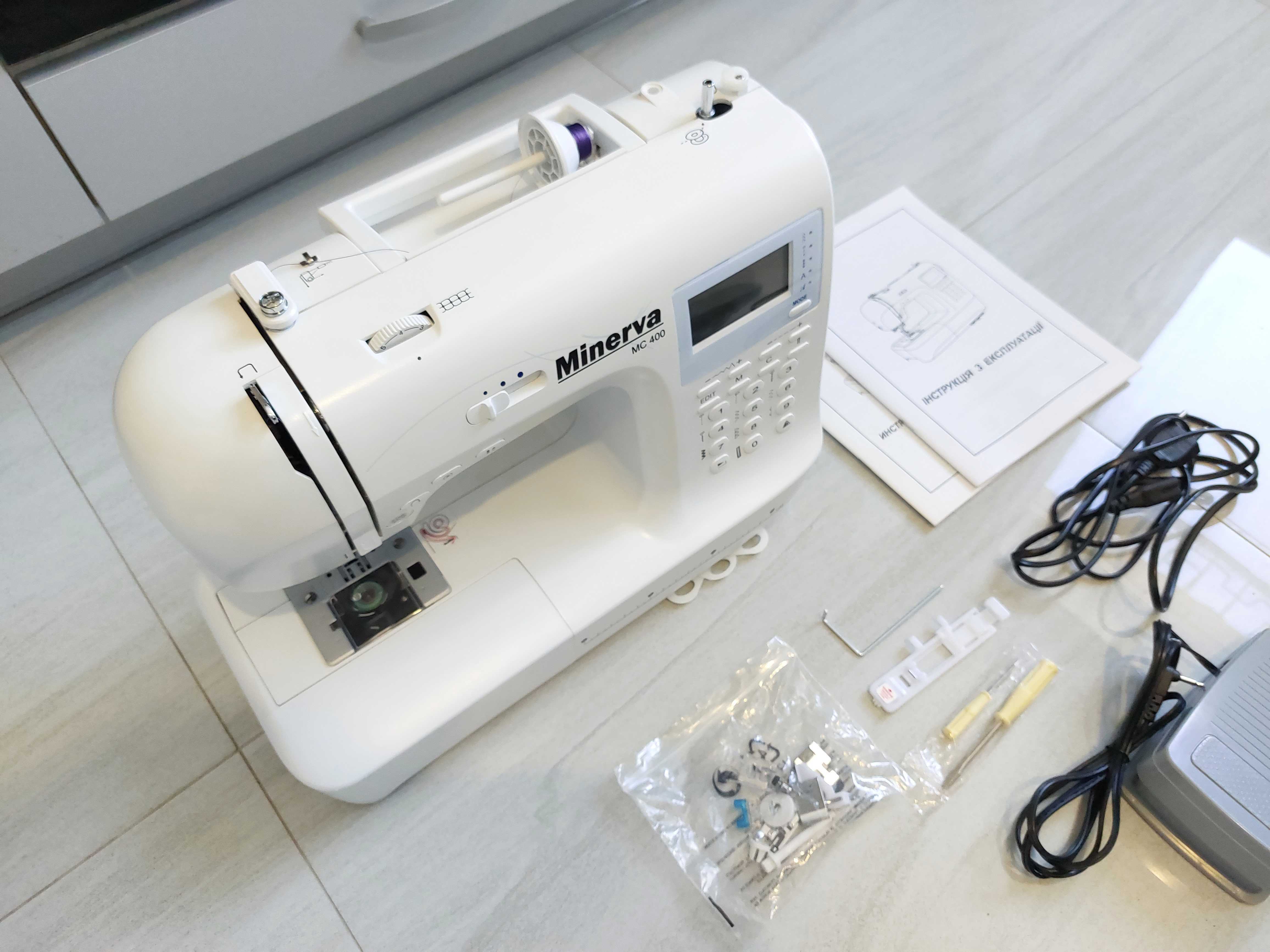 Компьютерная швейная машина Minerva MC 400