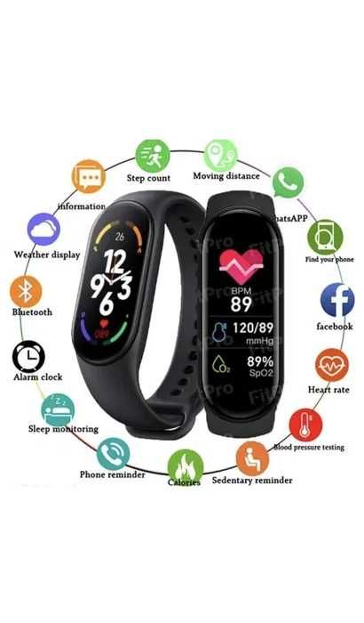 Фітнес браслет / годинник Smart Band M7 Новий