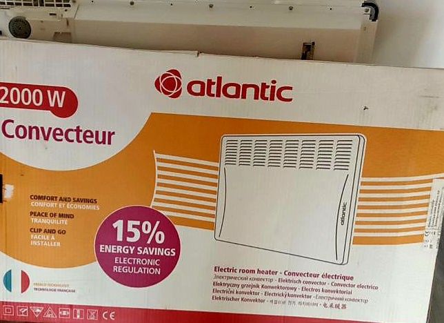 Електроконвектор atlantic CMG TLC/M 2000+комплект підставок з колесами