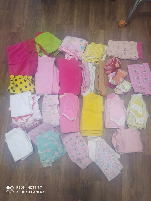 Пакет одяг дівчинка від народження + костюм до 1 року