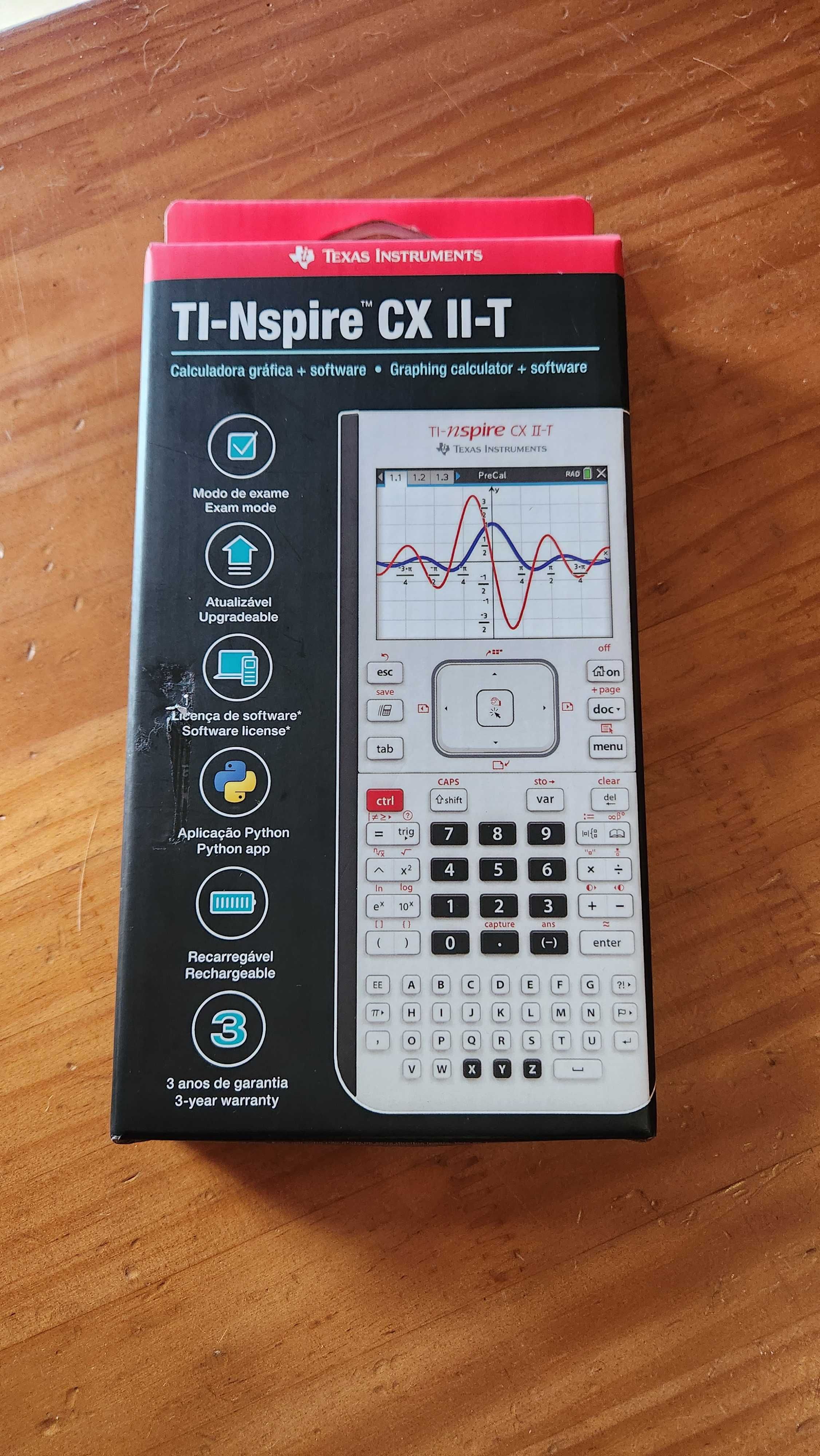 Calculadora gráficas Texas Ti-Nspire CX II-T (nova)