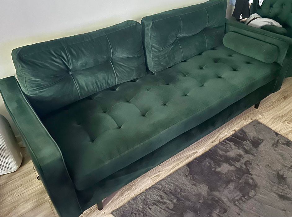 Sofa/Kanapa butelkowa zieleń