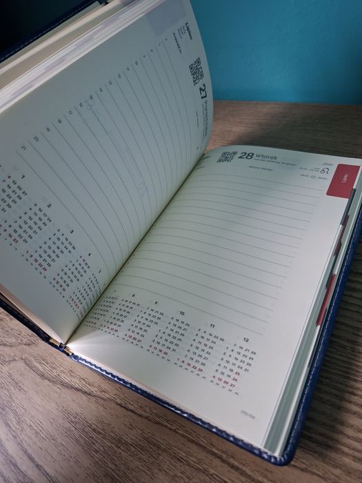 Nowy kalendarz książkowy roku 2020 A5