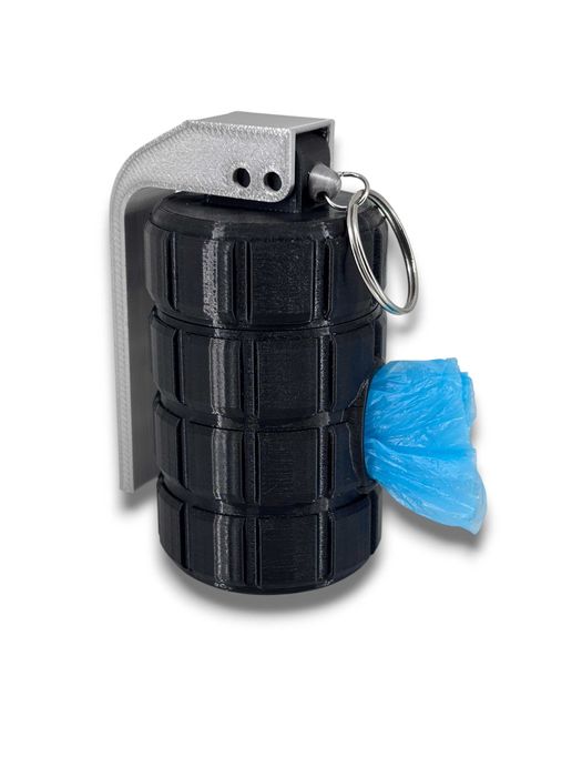 Pojemnik na worki na psie odchody | Granat | Dyspenser dla pies, kot