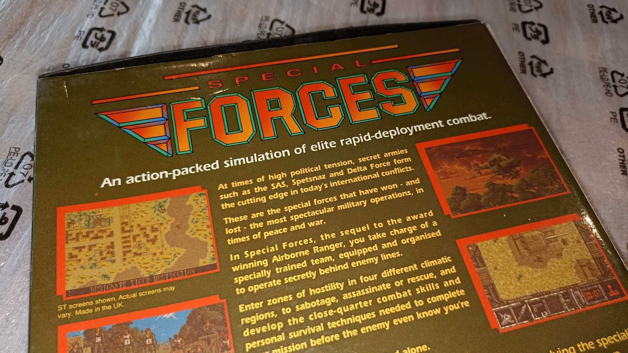 Special Forces Amiga 1992 gra od kolekcjonera