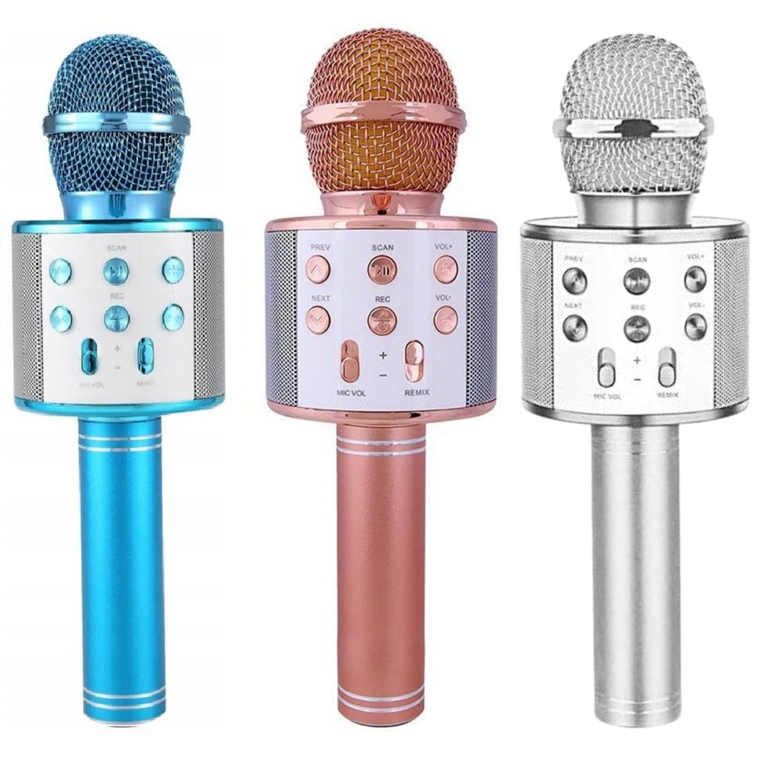 MIKROFON Bezprzewodowy Karaoke Głośnik BLUETOOTH + Kabel USB