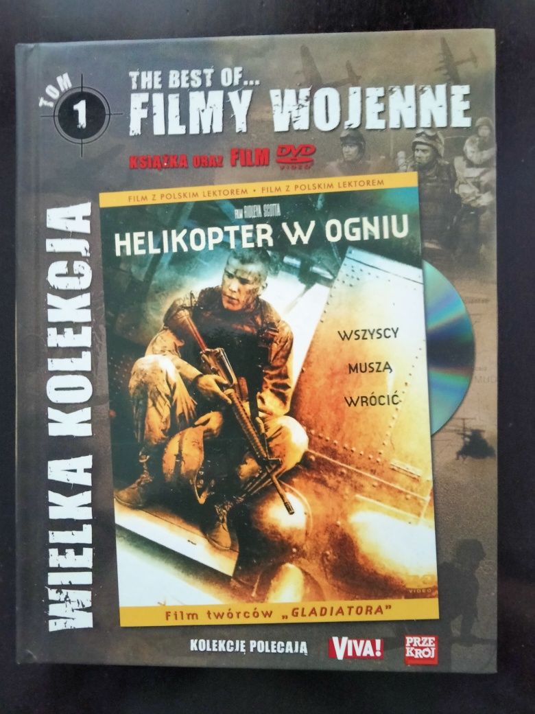 Helikopter w ogniu Film dvd z książeczką