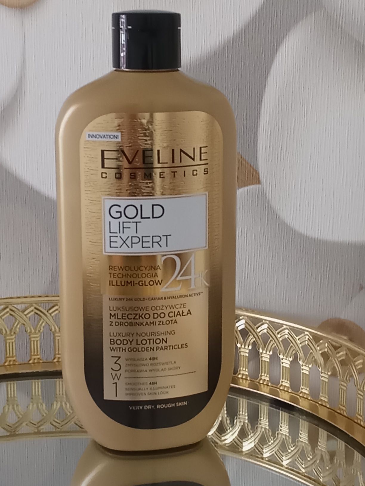 Eveline Cosmetics Gold Lift Expert 24 K balsam mleczko do ciała