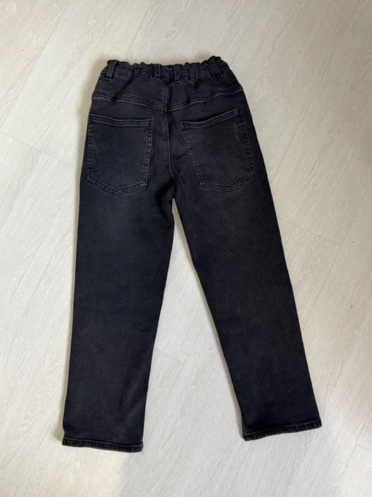 Чорні дитячі джинси mom reserved zara hm