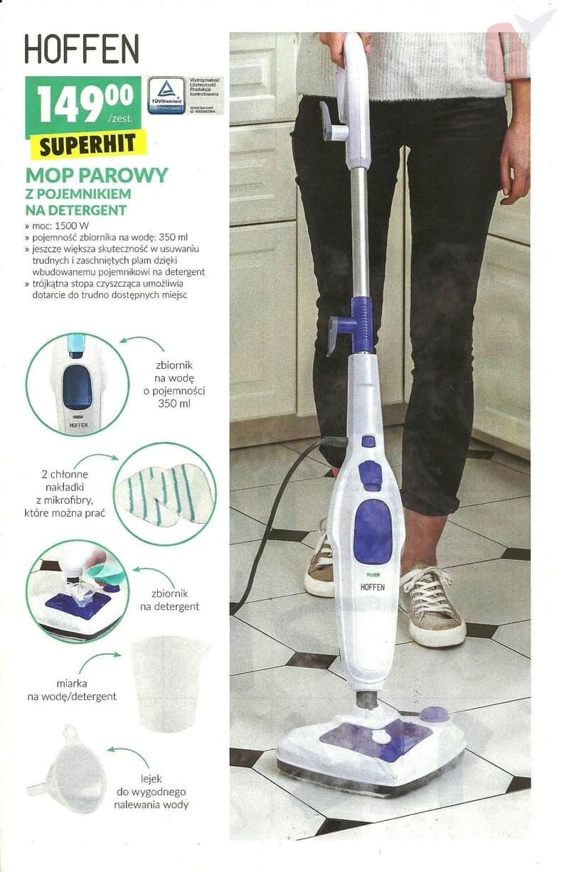 Nakladki na mopa z mikrofibry hykker z biedronki