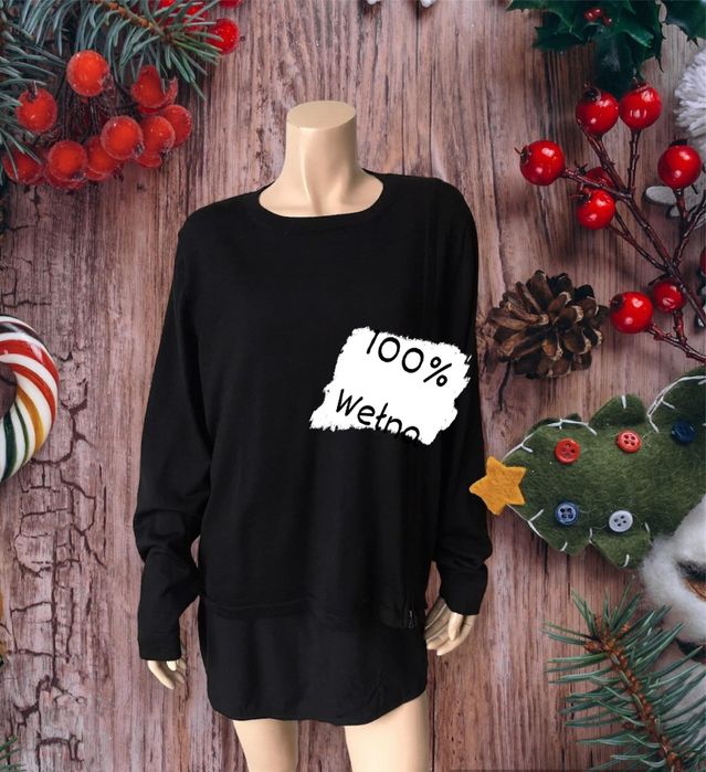 Marina Rinaldi sweter z bluzką damski  L wełna 
100%wełna 
rozmiar L