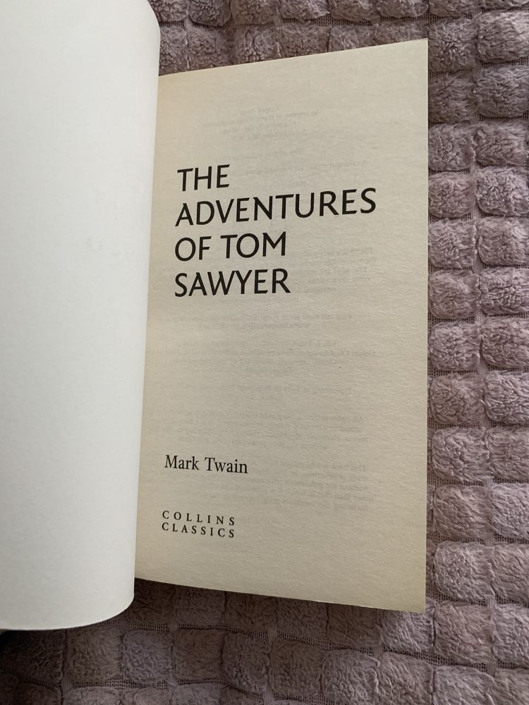 Книга Марка Твена «Пригоди Тома Сойєра» англійською