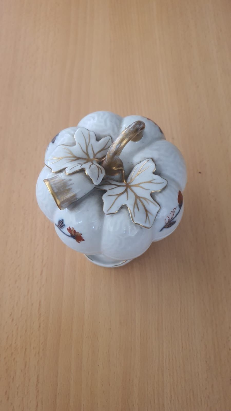 Caixa Abóbora em Porcelana - Vista Alegre