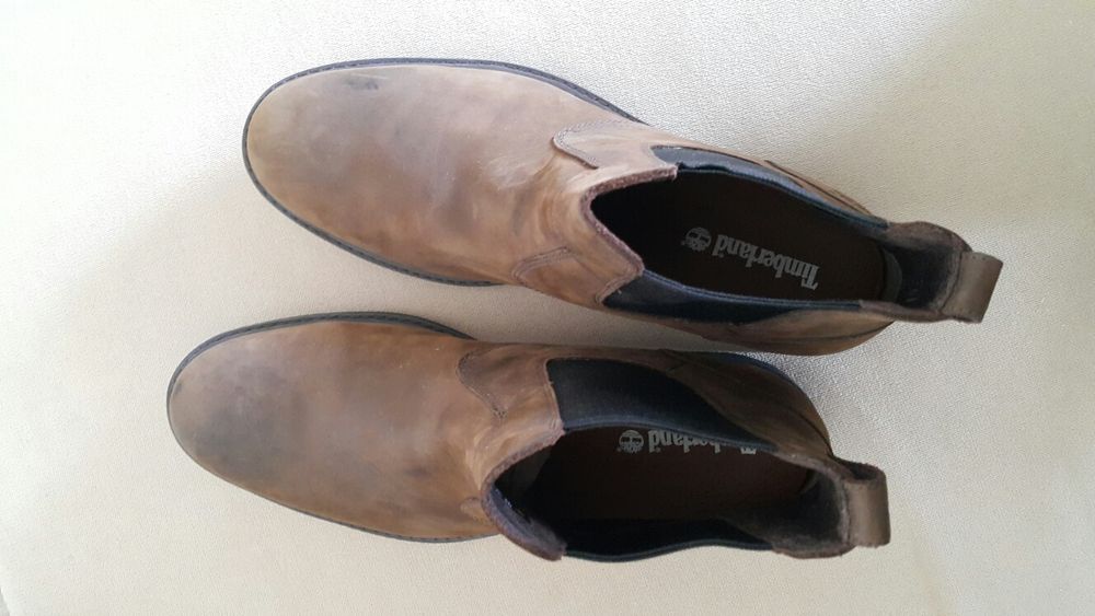 Ботинки челси Timberland натур кожа нубук 43р 29см сост нов Red Wing