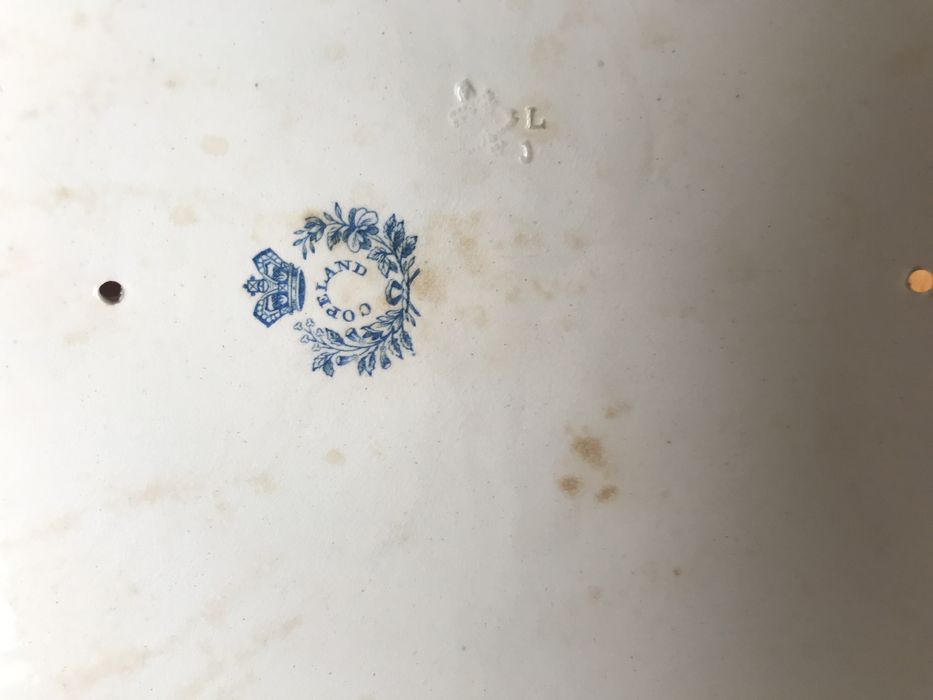 5 pratos rasos Copeland e uma tampa prato Copeland