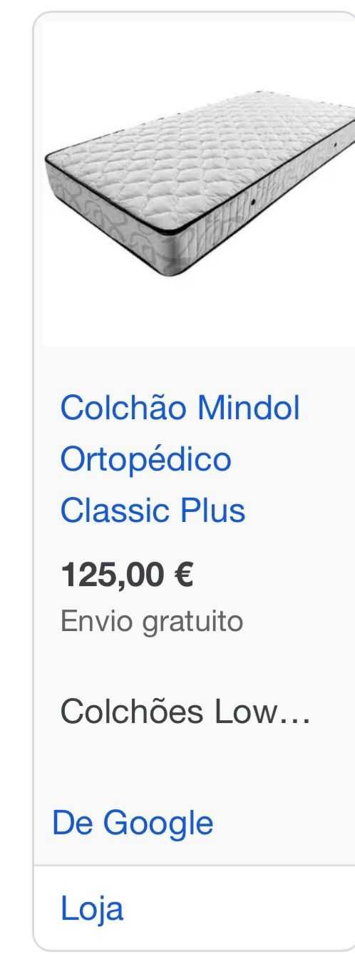 Colchão de Molas Ortopédico MINDOL - 1.80CM X 90CM