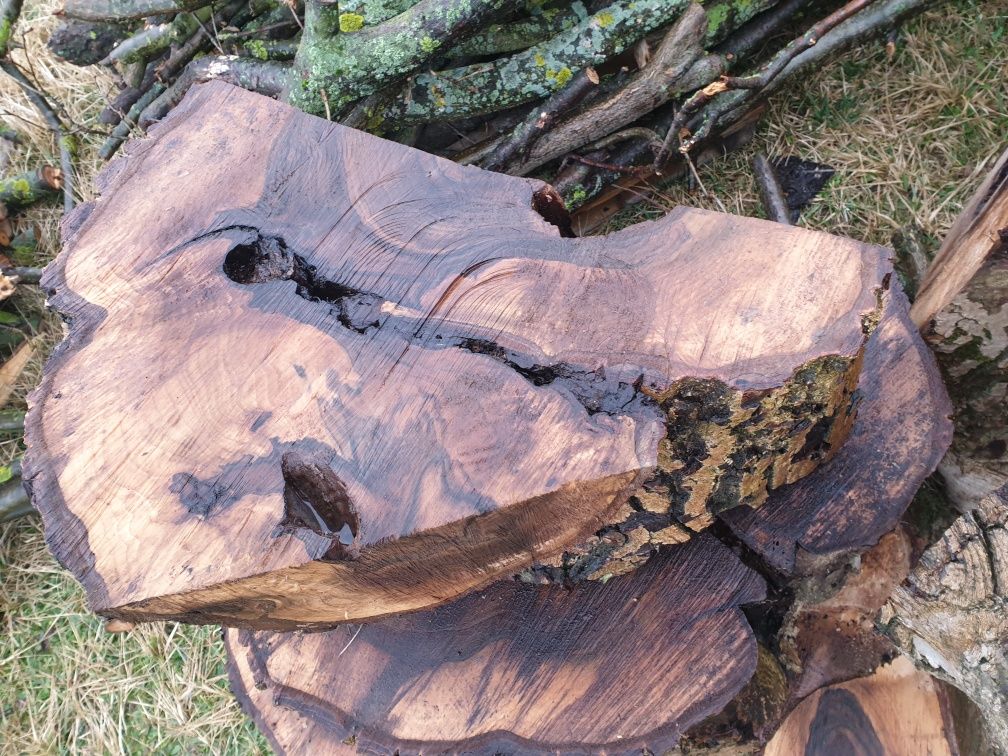 Drewno na blat plastry żywica orzech włoski topola