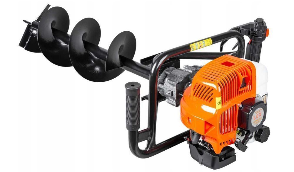 WIERTNICA GLEBOWA 6.7KM Świder Spalinowy + 3 Wiertła + Przedłużka Nowa