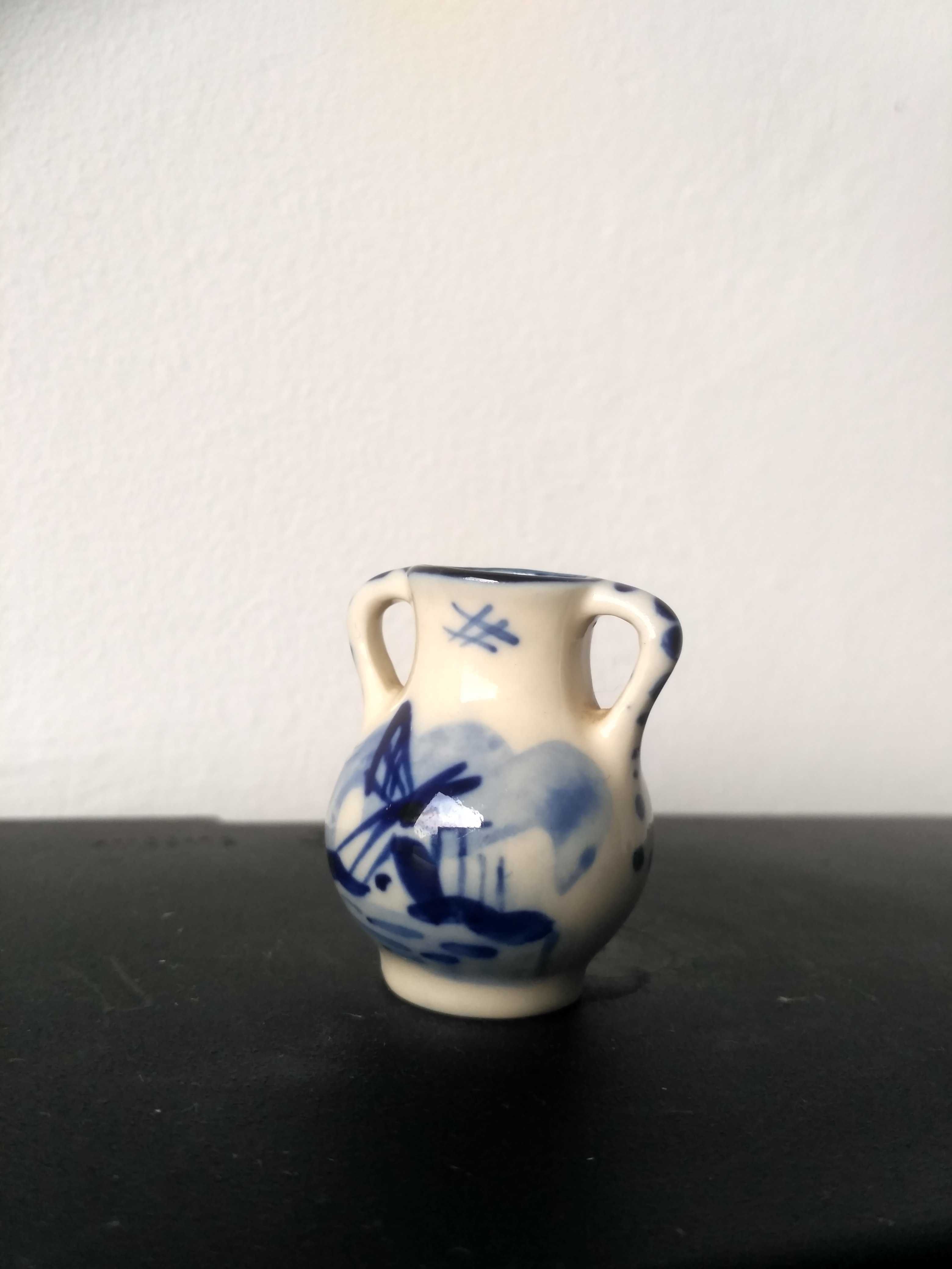 2 szt. czajnik, Dzbanek miniaturowy zestaw dla lalek Delft Blue Design