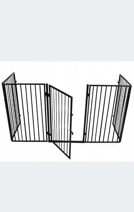 Bramka Barierka Zabezpieczająca Osłona do Kominka Pieca Ochronna Komin