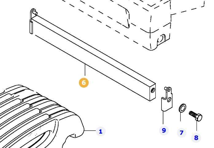 Płyta blokująca obciążnika Valtra-Valmet V3423.7010 Oryginał