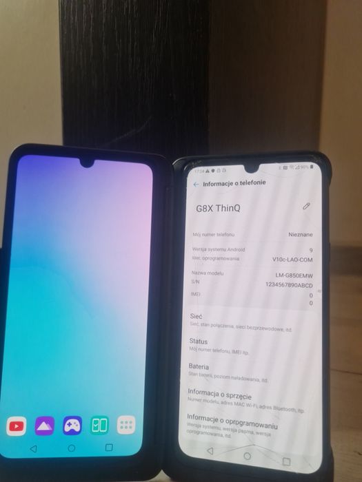 OKAZJA! Dualscreen ładowarka LG G8x Thinq 6/128GB
