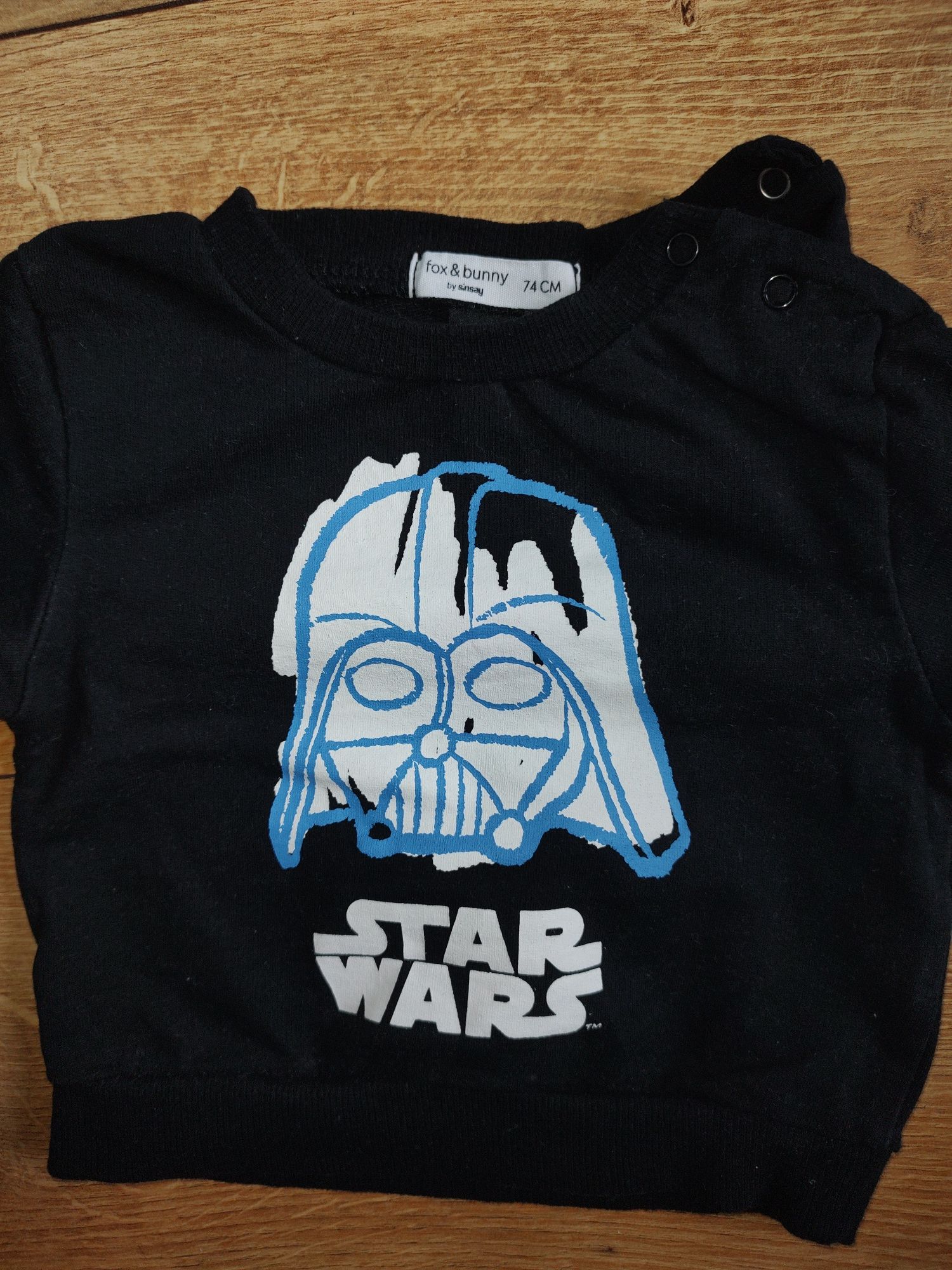 Czarna bluza Star Wars rozmiar 74